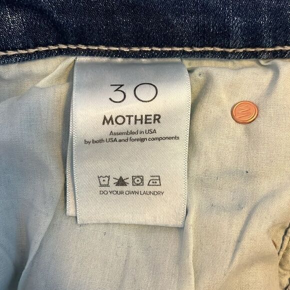 Mother Mid Rise Dazzler Ankle 30 Wish on a Star $248 - Picture 7 of 9